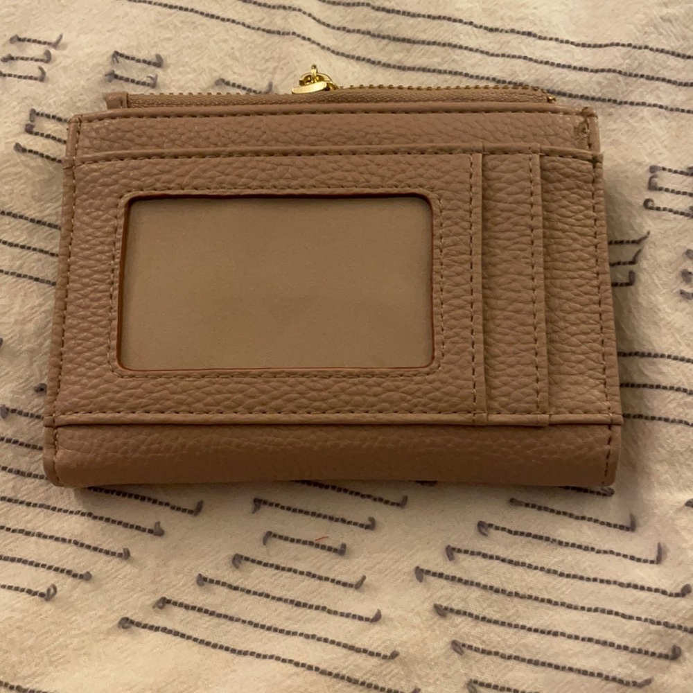 Charming Charlie tan wallet
